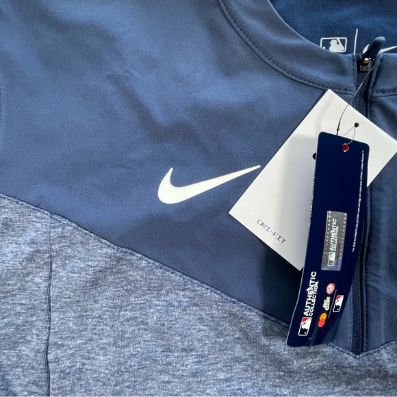 Nike Navy Authentic Collection Game Time Performance Long Sleeve - Picture 10 of 14